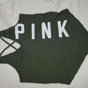 PINK Criss-cross Tank